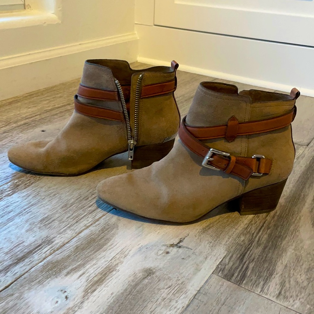 Coach suede booties
